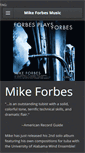 Mobile Screenshot of mikeforbesmusic.com