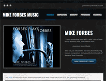 Tablet Screenshot of mikeforbesmusic.com